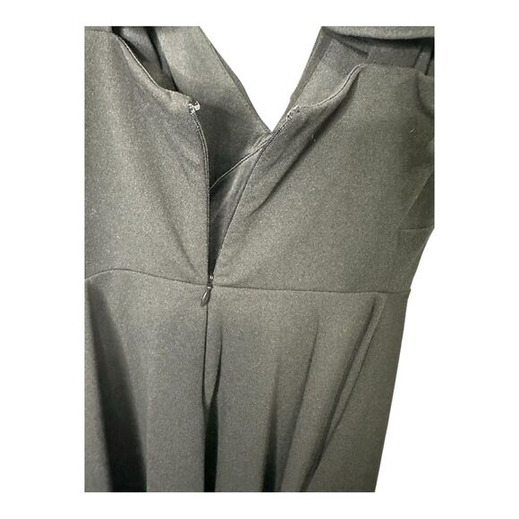 NWT JUMP APPAREL Womens Cap Sleeve V Neck Short Party Fit Flare LBD size XS - Picture 2 of 11